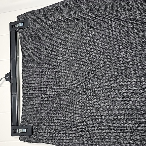 Madewell sz Sm heathered charcoal sweater skirt - Picture 7 of 8